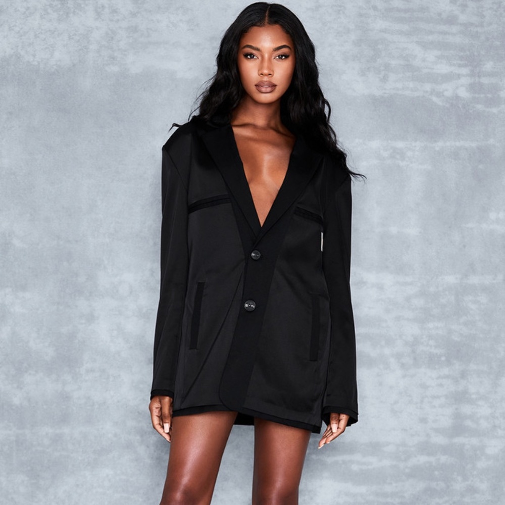 Go-Getter Black Inside Out Masculine Blazer